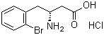 (R)-3-Amino-4-(2-bromophenyl)butyric acid hydrochloride molecular structure (CAS 401915-60-4)