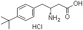 (R)-3-Amino-4-(4-tert-butylphenyl)butyric acid hydrochloride molecular structure (CAS 401916-47-0)