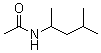 N-(1,3-二甲基丁基)乙酰胺分子结构 (CAS 40200-64-4)