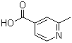 2-Methylisonicotinic acid molecular structure (CAS 4021-11-8)