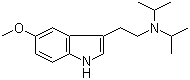 structure of CAS# 4021-34-5, 5-Methoxy-N,N-diisopropyltryptamine;5-Methoxy-N,N-bis(1-methylethyl)-1H-indole-3-ethanamine