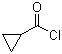 结构式 CAS# 4023-34-1, 环丙基甲酰氯