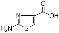 structure of CAS# 40283-41-8, 2-Aminothiazole-4-carboxylic acid;2-Amino-1,3-thiazole-4-carboxylic acid