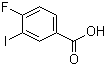 结构式 CAS# 403-18-9, 3-碘-4-氟苯甲酸