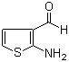 2-氨基-3-噻吩甲醛分子结构 (CAS 40341-23-9)