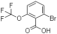 结构式 CAS# 403646-46-8, 2-溴-6-(三氟甲氧基)苯甲酸