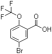 5-Bromo-2-(trifluoromethoxy)benzoic acid molecular structure (CAS 403646-47-9)