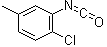 2-Chloro-5-methylphenyl isocyanate molecular structure (CAS 40398-03-6)