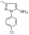 结构式 CAS# 40401-39-6, 5-氨基-3-甲基-1-(4-氯苯基)吡唑