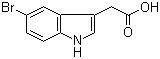structure of CAS# 40432-84-6, 5-Bromoindole-3-acetic acid