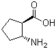 structure of CAS# 40482-05-1, (1R,2R)-2-Aminocyclopentanecarboxylic acid;(+/-)-trans-2-Aminocyclopentanecarboxylic acid; (+/-)-Transpentacin