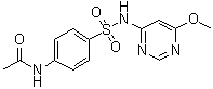 N4-Acetylsulfamonomethoxine molecular structure (CAS 4049-01-8)