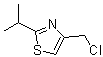 2-Isopropyl-4-(chloromethyl)thiazole molecular structure (CAS 40516-57-2)
