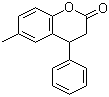 6-Methyl-4-phenylchroman-2-one molecular structure (CAS 40546-94-9)