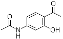 N-(4-乙酰基-3-羟基苯基)乙酰胺分子结构 (CAS 40547-58-8)