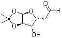 5-Deoxy-1,2-O-(1-methylethylidene)-alpha-D-xylo-hexodialdo-1,4-furanose molecular structure (CAS 4055-95-2)