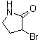 3-溴-2-吡咯烷酮分子结构 (CAS 40557-20-8)