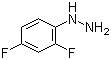 2,4-Difluorophenylhydrazine molecular structure (CAS 40594-30-7)