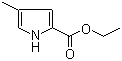 Ethyl 4-methyl-2-pyrrolecarboxylate molecular structure (CAS 40611-85-6)