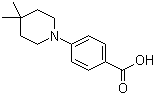 structure of CAS# 406233-26-9, 4-(4,4-Dimethylpiperidin-1-yl)benzoic acid