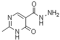 1,6-Dihydro-2-methyl-6-oxo-5-pyrimidinecarboxylic acid hydrazide molecular structure (CAS 40640-53-7)