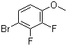 4-溴-2,3-二氟苯甲醚分子结构 (CAS 406482-22-2)