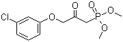 Dimethyl 3-(3-chlorophenoxy)-2-oxopropylphosphonate molecular structure (CAS 40665-94-9)