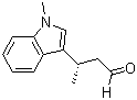 (S)-3-(1-甲基-1H-吲哚-3-基)丁醛分子结构 (CAS 406920-75-0)