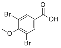 3,5-二溴-4-甲氧基苯甲酸分子结构 (CAS 4073-35-2)