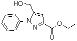 5-(Hydroxymethyl)-1-phenyl-1H-pyrazole-3-carboxylic acid ethyl ester molecular structure (CAS 40753-66-0)