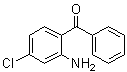 2-氨基-4-氯二苯甲酮分子结构 (CAS 4076-50-0)
