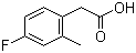 结构式 CAS# 407640-40-8, 4-氟-2-甲基苯乙酸