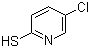 5-氯-2-巯基吡啶分子结构 (CAS 40771-41-3)