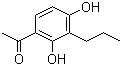 2',4'-Dihydroxy-3'-propylacetophenone molecular structure (CAS 40786-69-4)