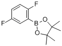 2-(2,5-Difluorophenyl)-4,4,5,5-tetramethyl-1,3,2-dioxaborolane molecular structure (CAS 408492-25-1)
