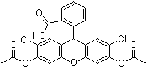 2,7-Dichlorodihydrofluorescein diacetate molecular structure (CAS 4091-99-0)