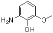 2-Amino-6-methoxyphenol molecular structure (CAS 40925-71-1)