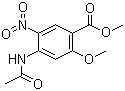 结构式 CAS# 4093-41-8, 4-乙酰胺基-2-甲氧基-5-硝基苯甲酸甲酯