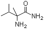 2-氨基-2,3-二甲基丁酰胺分子结构 (CAS 40963-14-2)