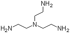 三(2-氨基乙基)胺分子结构 (CAS 4097-89-6)