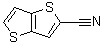 Thieno[3,2-b]thiophene-2-carbonitrile molecular structure (CAS 40985-58-8)