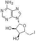 结构式 CAS# 4099-81-4, 5'-碘-5'-脱氧腺苷