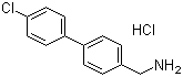 4-(4-Chlorophenyl)benzylamine hydrochloride molecular structure (CAS 410077-96-2)