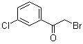 结构式 CAS# 41011-01-2, 2-溴-3'-氯苯乙酮