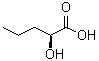 (S)-alpha-羟基戊酸分子结构 (CAS 41014-93-1)