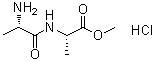 Methyl L-alanyl-L-alaninate monohydrochloride molecular structure (CAS 41036-19-5)