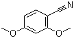 structure of CAS# 4107-65-7, 2,4-Dimethoxybenzonitrile