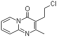 3-(2-Chloroethyl)-2-methylpyrido[1,2-a]pyrimidin-4-one molecular structure (CAS 41078-70-0)