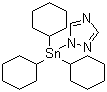 structure of CAS# 41083-11-8, Azocyclotin;1-(Tricyclohexylstannyl)-1H-1,2,4-triazole