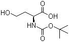 structure of CAS# 41088-86-2, N-Boc-L-Homoserine;N-tert-Butoxycarbonyl-L-homoserine